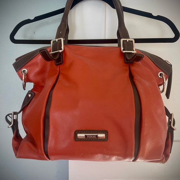 Tous Women's Orange Spanish Leather Bag - Picture 1 of 10